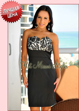 Черное платье Hot Miami Styles 002
