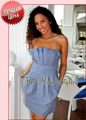 Джинсовое платье Hot Miami Styles 004